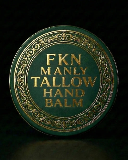 Tallow hand balm for men made with Grass Fed Beef Tallow in Chilliwack B.C. Canada.
