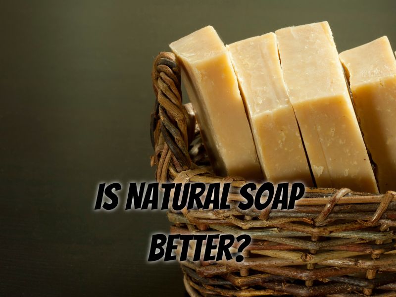 Natural Soap In A Basket