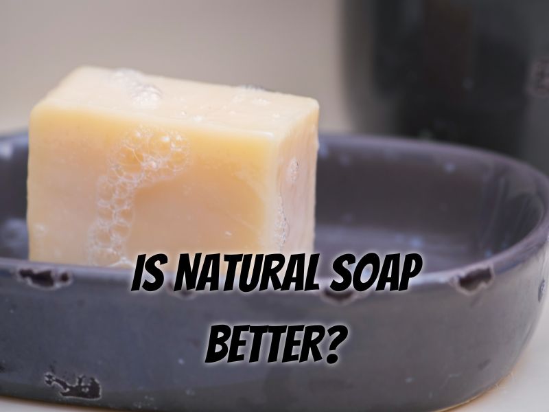 Natural Soap In A Soap Dish